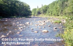 Clyburn River in Cape Breton, Nova Scotia