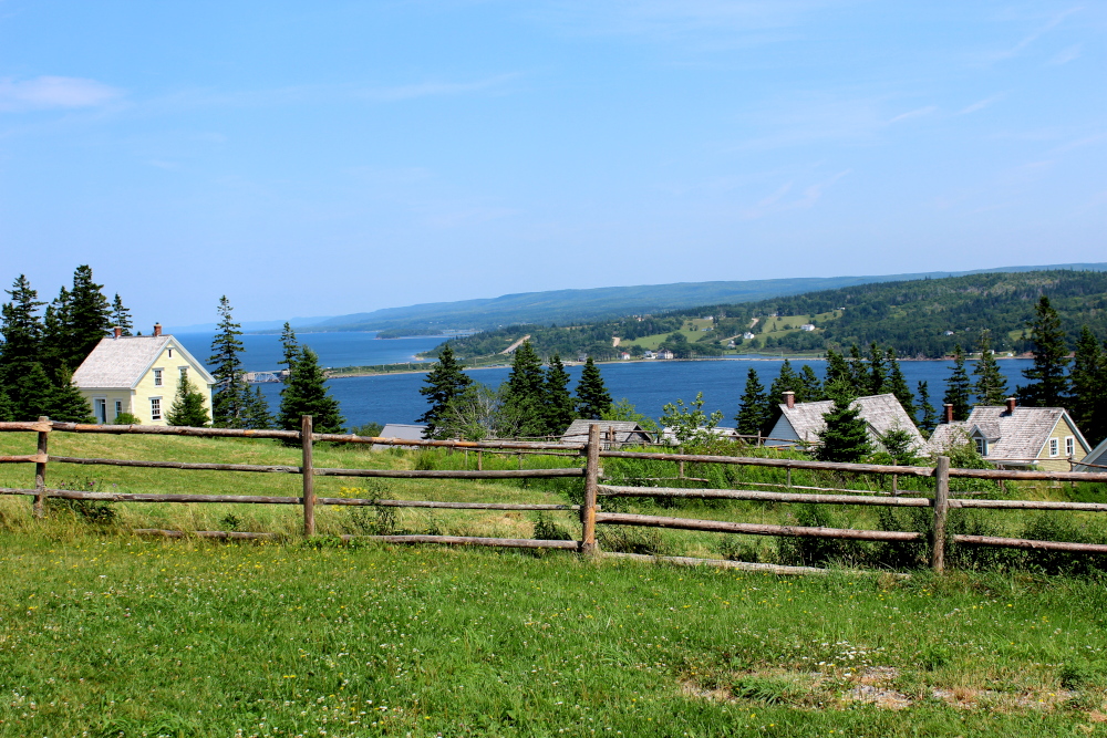 There are magnificent views of the Bras d'Or lake from the Highland Village in Iona, Cape Breton